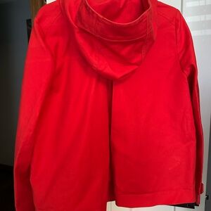 LOFT Red Swing Rain Jacket